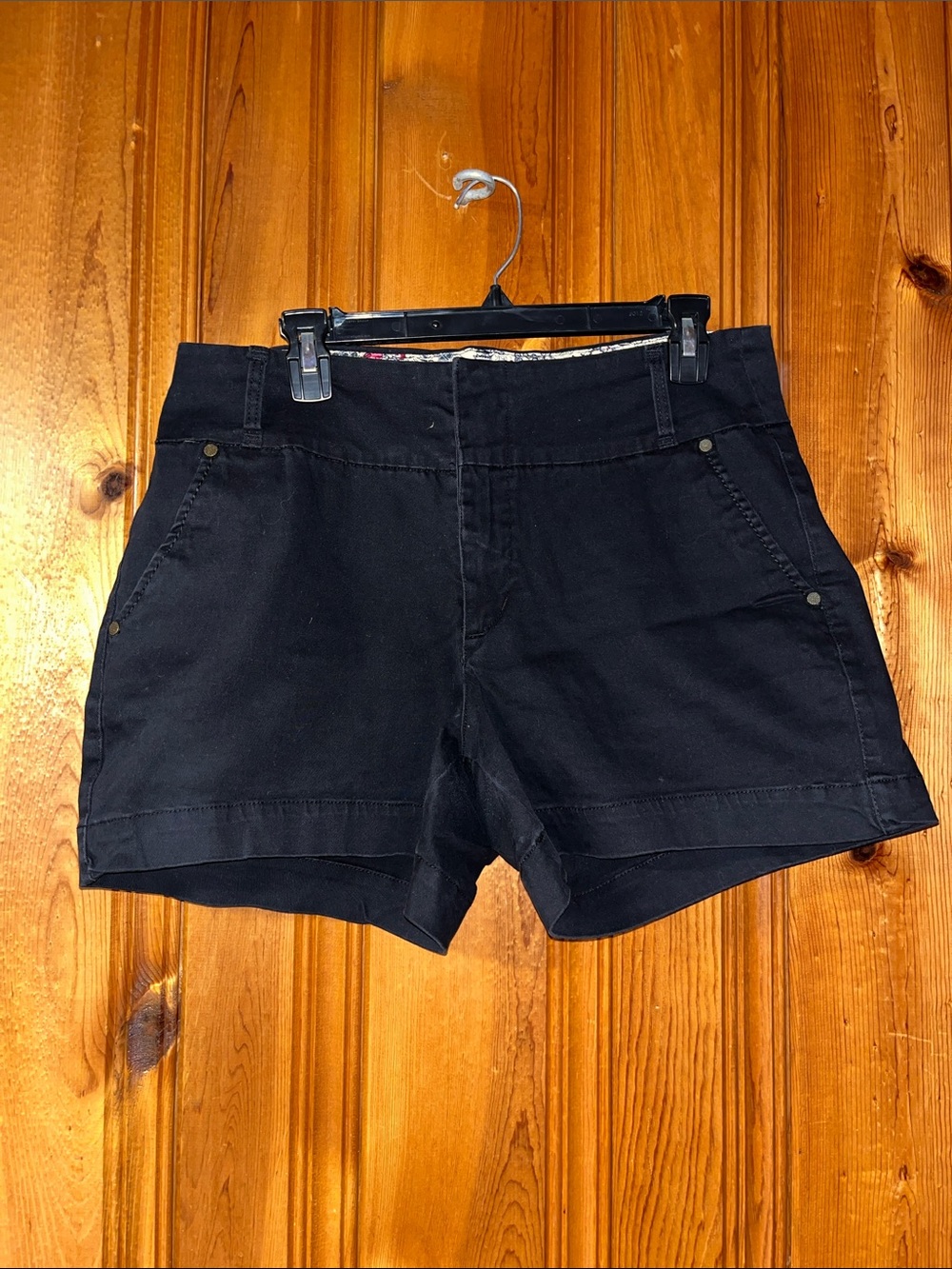 one 5 one High Waist Black Women's Shorts
